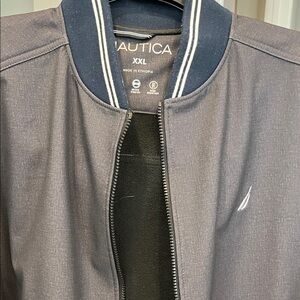 Nautica Men's Blue Bomber Jacket